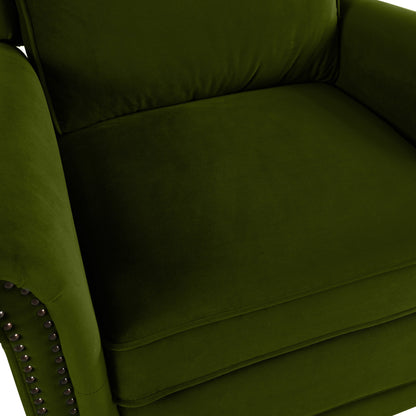 Marloo Modern Swivel Velvet Recliner Chair by Christopher Knight Home