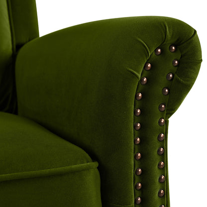 Marloo Modern Swivel Velvet Recliner Chair by Christopher Knight Home