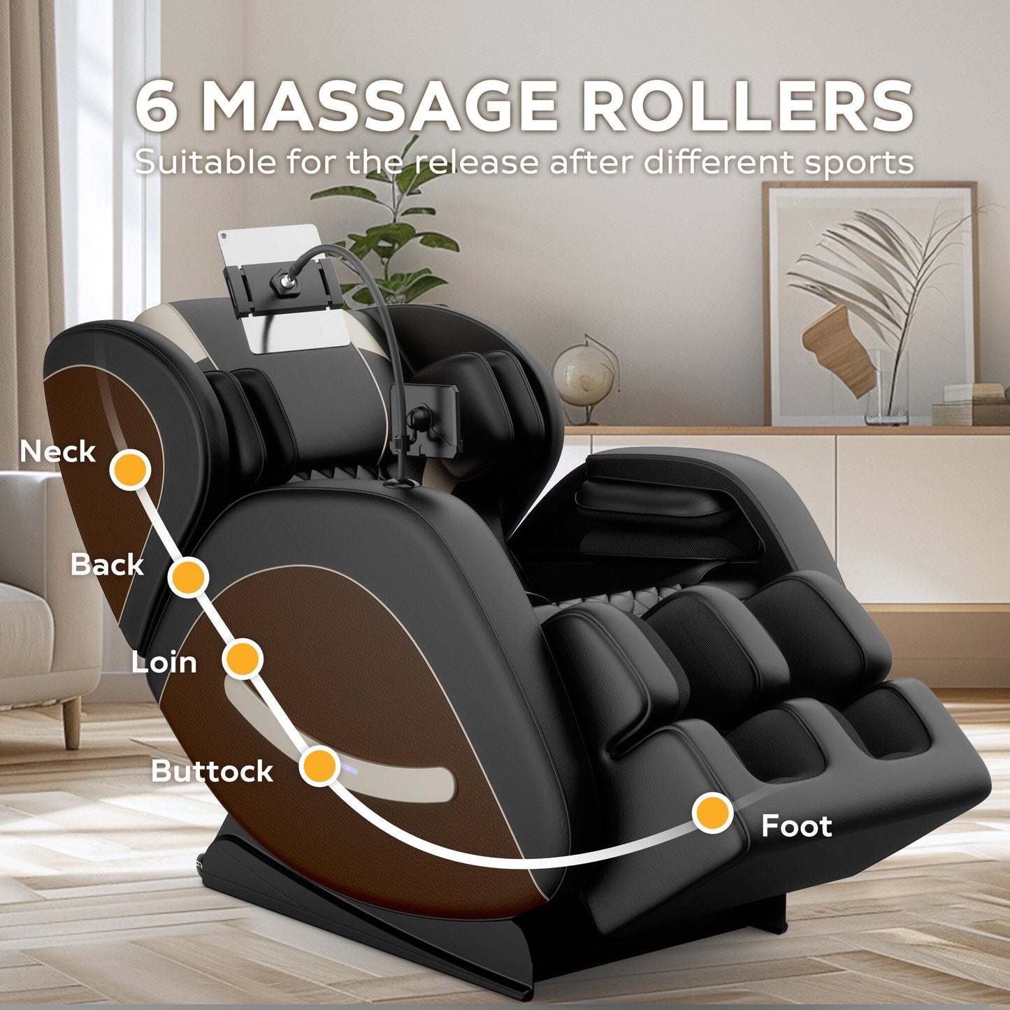 Massage Chair Recliner with Zero Gravity