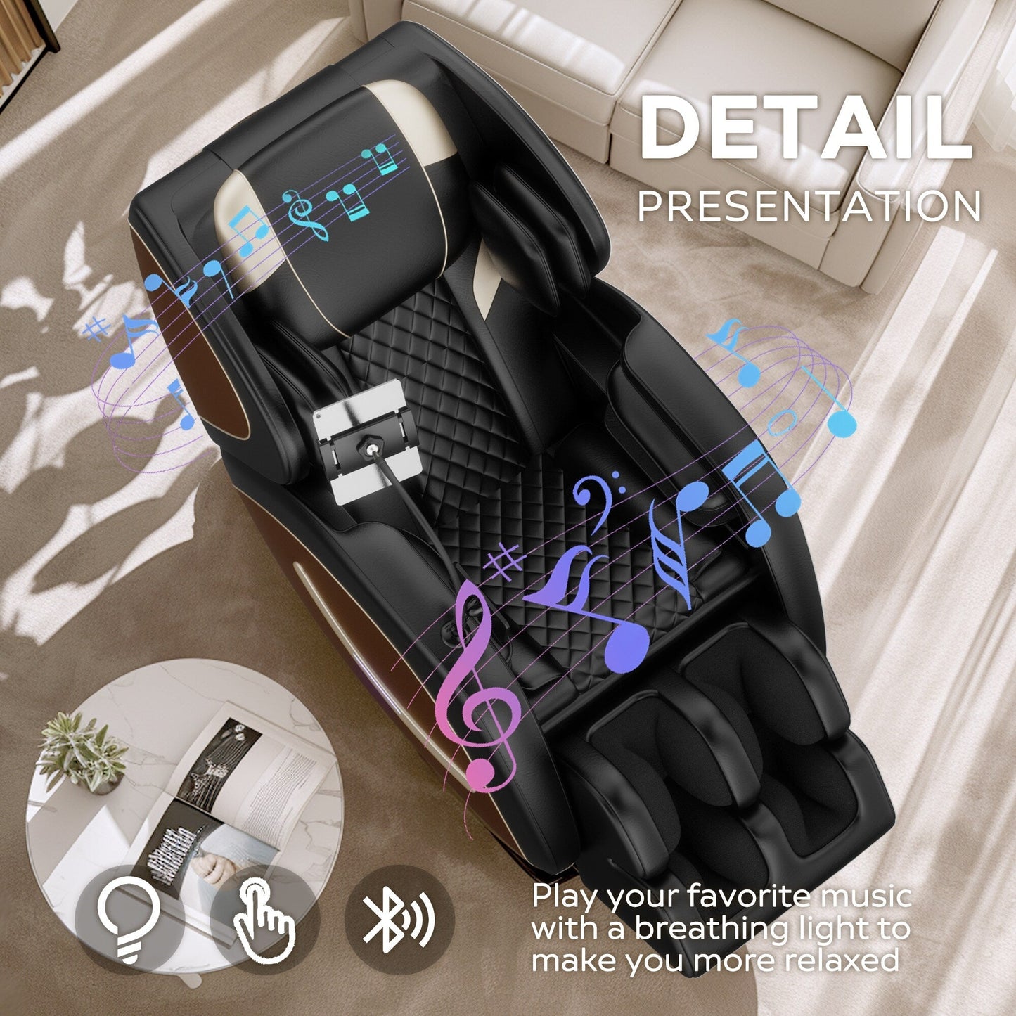 Massage Chair Recliner with Zero Gravity