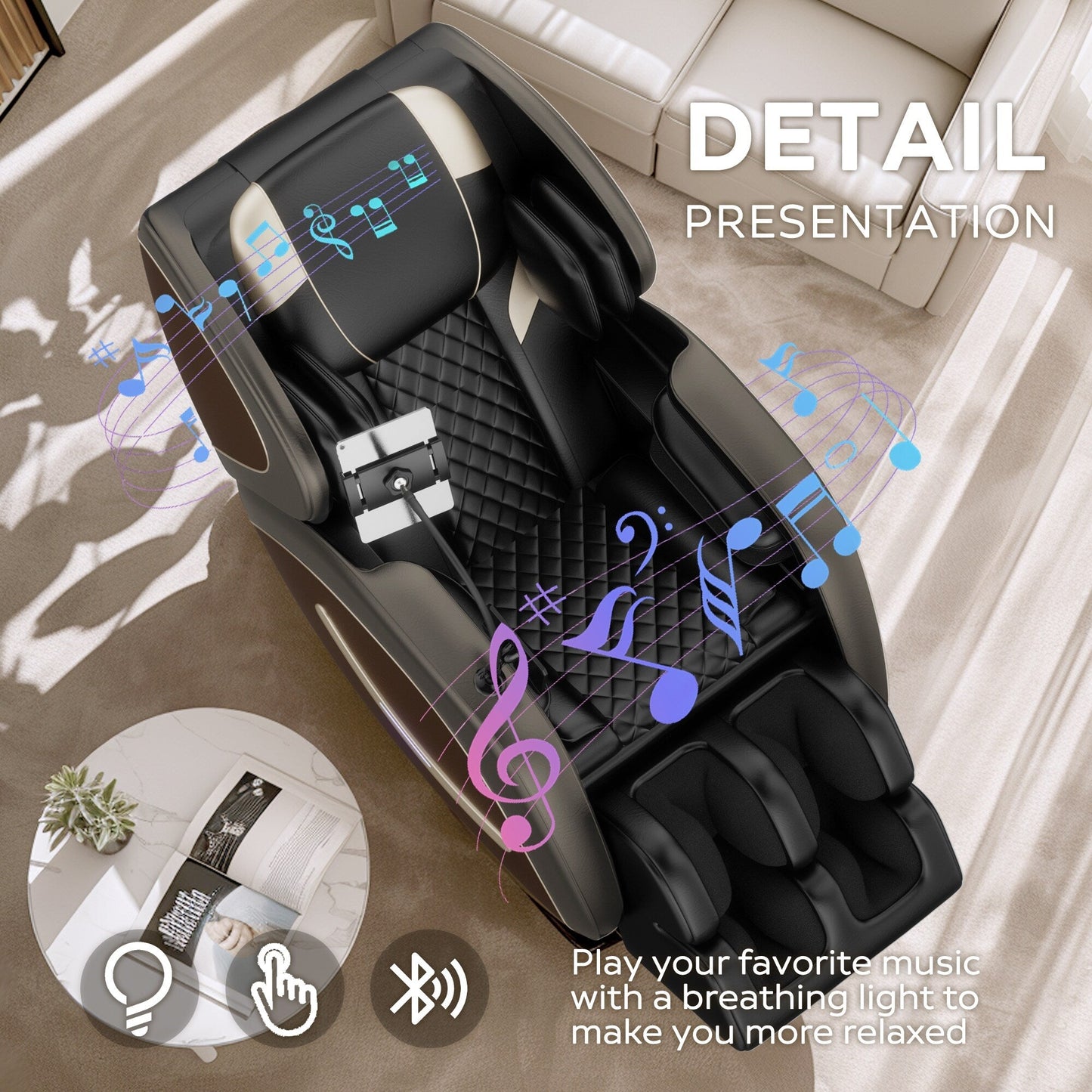 Massage Chair Recliner with Zero Gravity