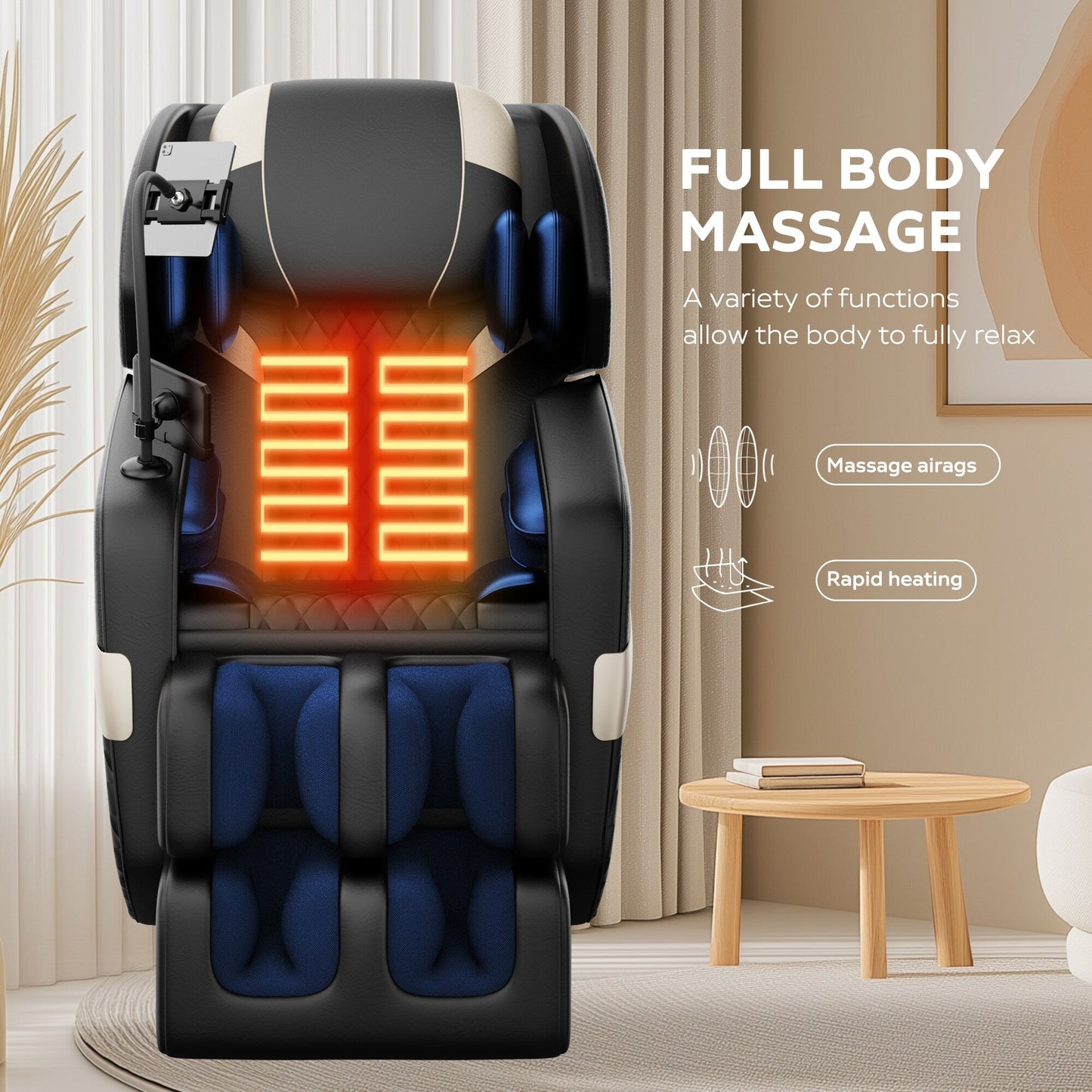 Massage Chair Recliner with Zero Gravity