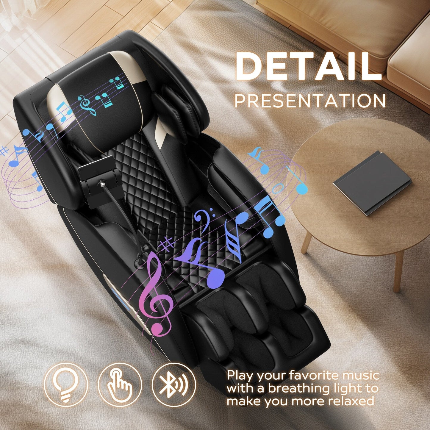 Massage Chair Recliner with Zero Gravity