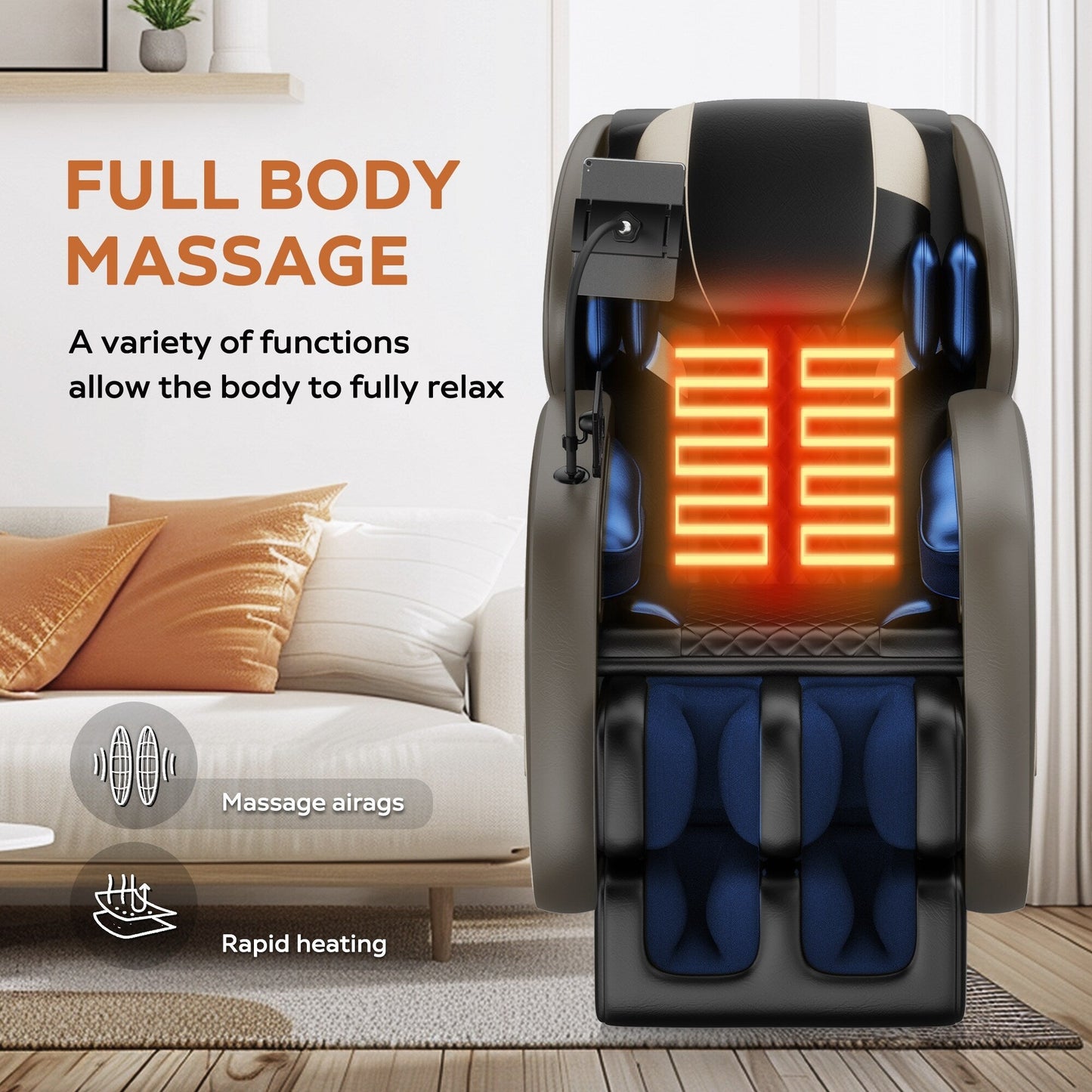 Massage Chair Recliner with Zero Gravity
