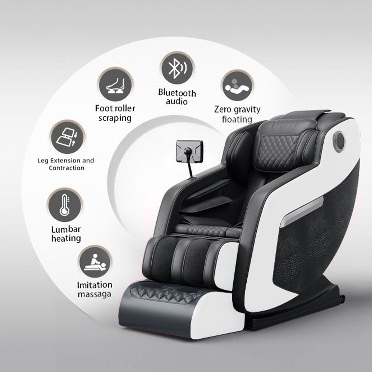 Massage Chair,Full Body Zero Gravity Recliner, Hip Heating, Foot Massage and Air Massage System for Home Office