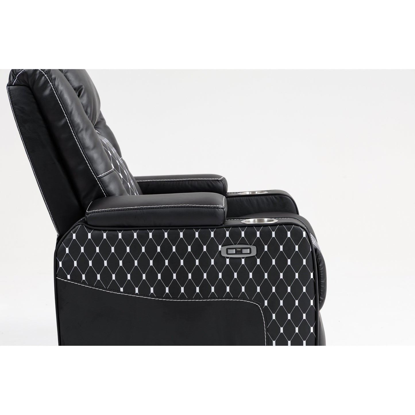 Massage Lift Recliner with Dual Remotes, Wireless Charging & Cup Holder