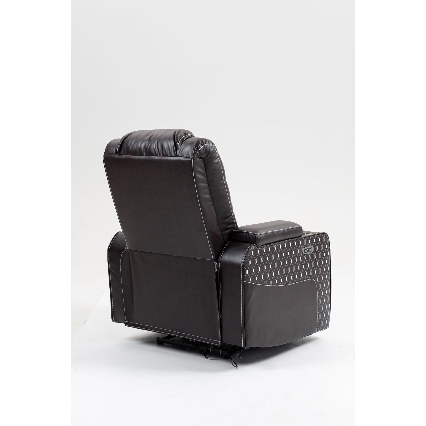 Massage Lift Recliner with Dual Remotes, Wireless Charging & Cup Holder