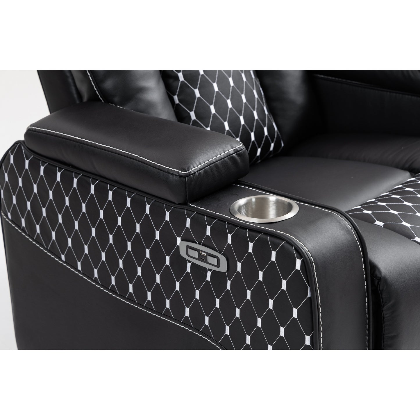 Massage Lift Recliner with Dual Remotes, Wireless Charging & Cup Holder