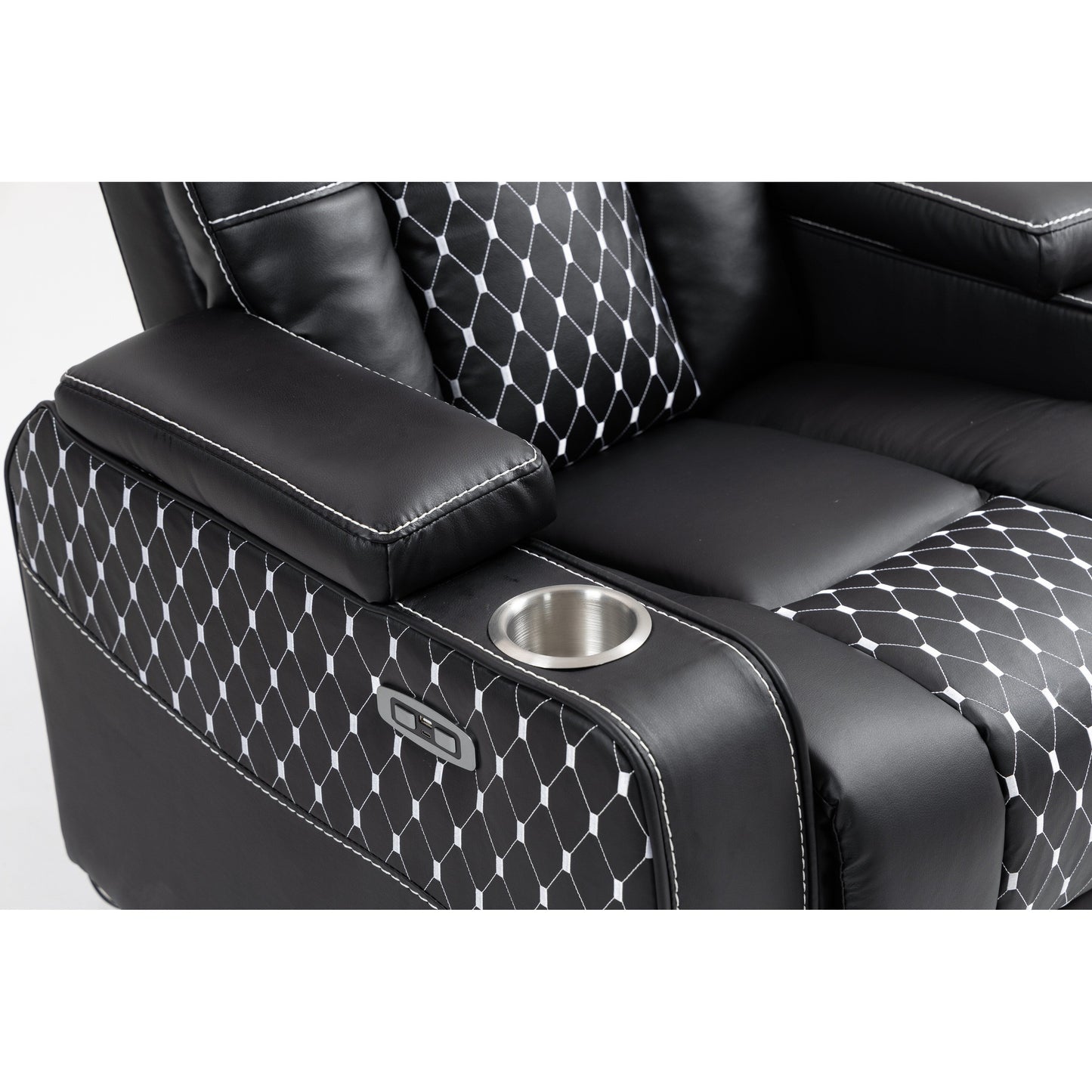 Massage Lift Recliner with Dual Remotes, Wireless Charging & Cup Holder