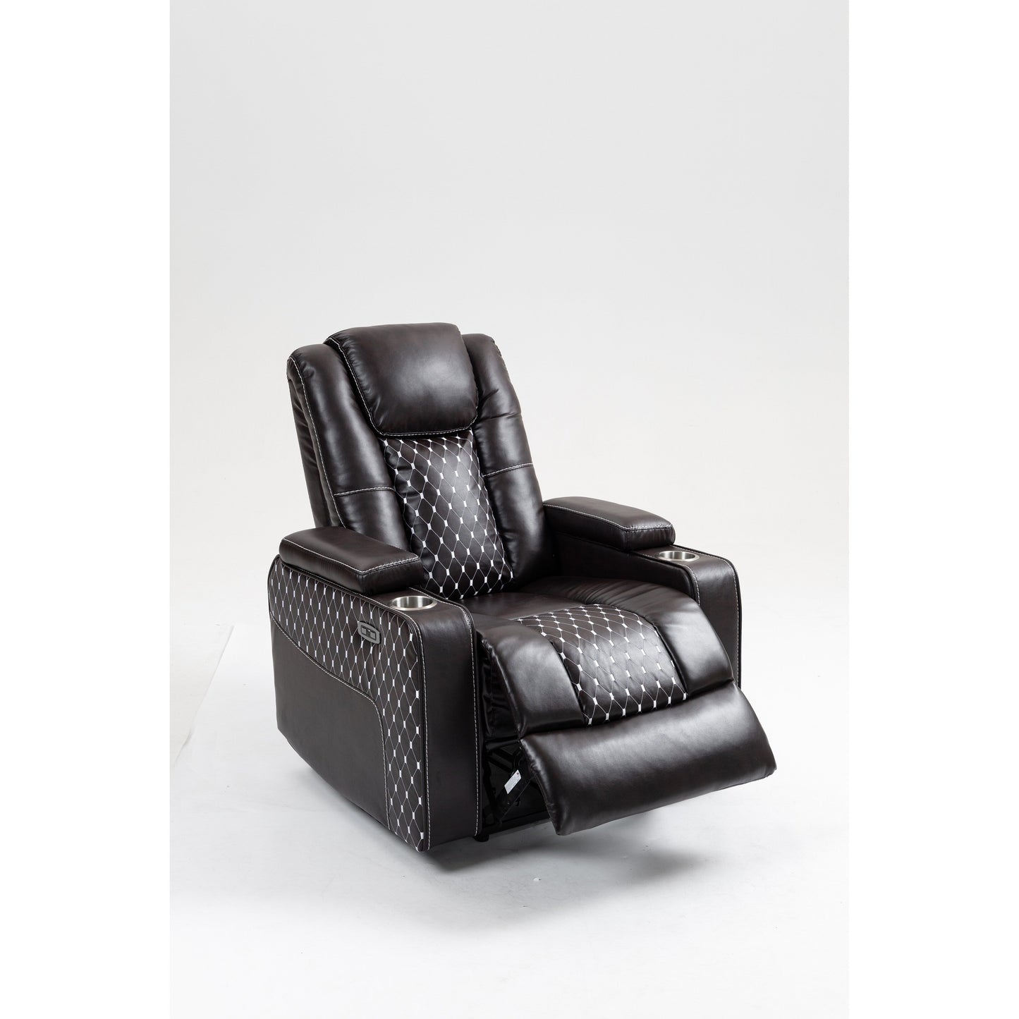 Massage Lift Recliner with Dual Remotes, Wireless Charging, Cup Holder and Side Storage - Infinite Recline Positions