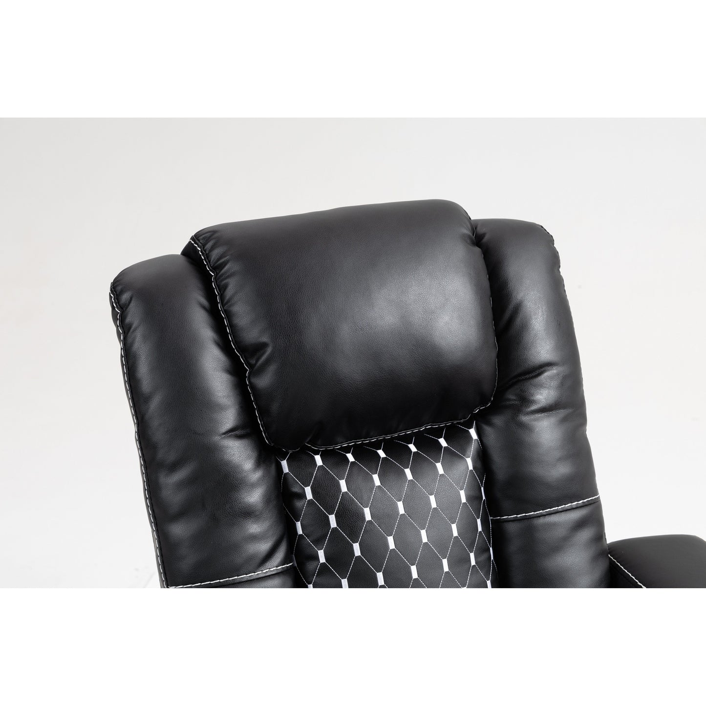 Massage Lift Recliner with Dual Remotes, Wireless Charging, Cup Holder and Side Storage - Infinite Recline Positions
