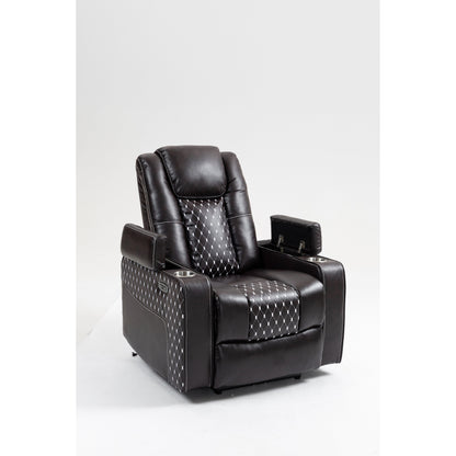 Massage Lift Recliner with Dual Remotes, Wireless Charging, Cup Holder and Side Storage - Infinite Recline Positions