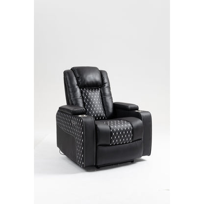 Massage Lift Recliner with Dual Remotes, Wireless Charging, Cup Holder and Side Storage - Infinite Recline Positions