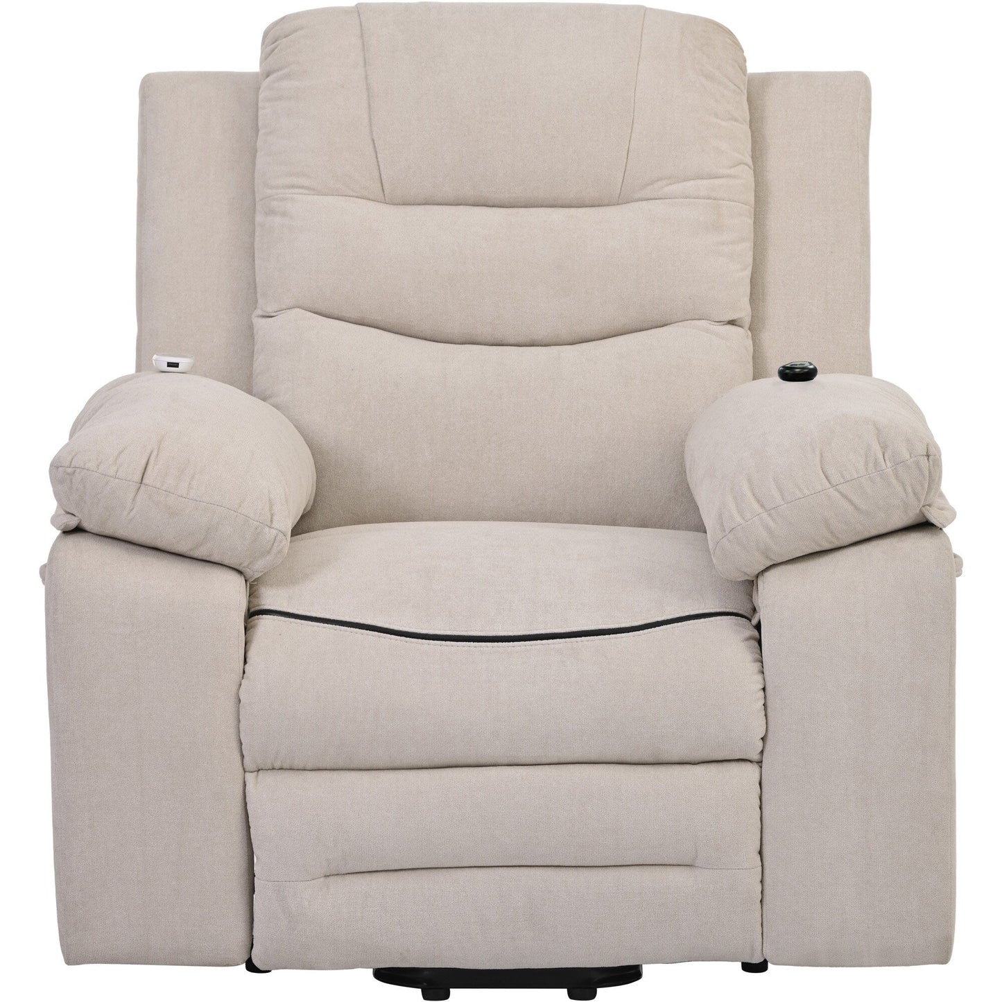 Massage Recliner Chair for Seniors-Power Lift,Adjustable Massage,Heating Features,Infinite Position Reclining,and Side Pocket