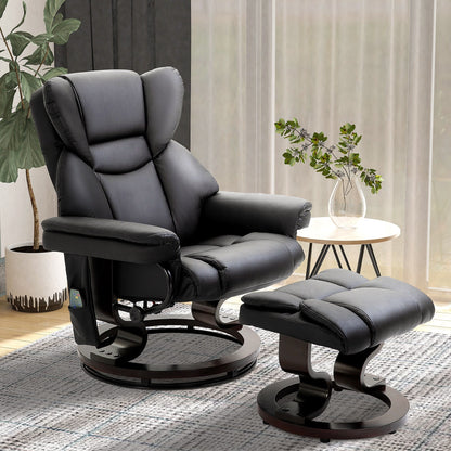 Massage Recliner Chair with Ottoman Footrest