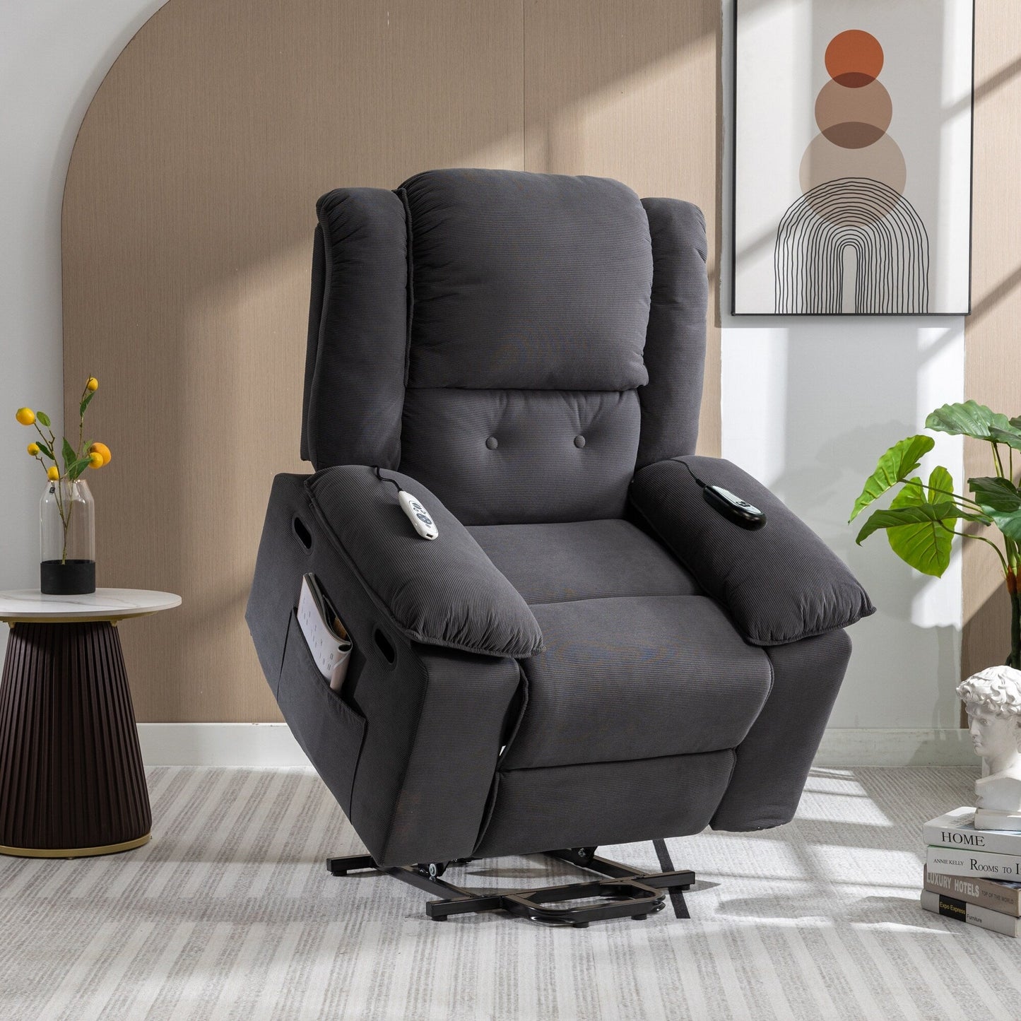 Massage Recliner,Power Lift Chair for Elderly with Adjustable Massage and Heating Function,Recliner Chair