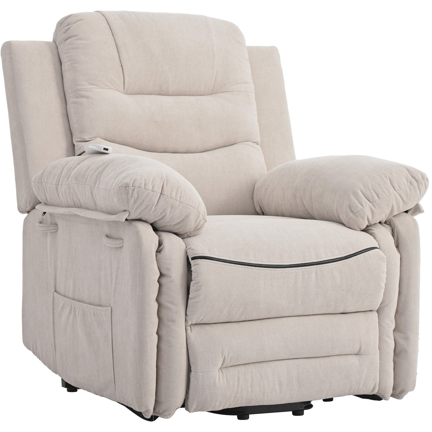 Massage Reclinerpower Lift Chair For Elderly With Adjustable Massage And Heating Function