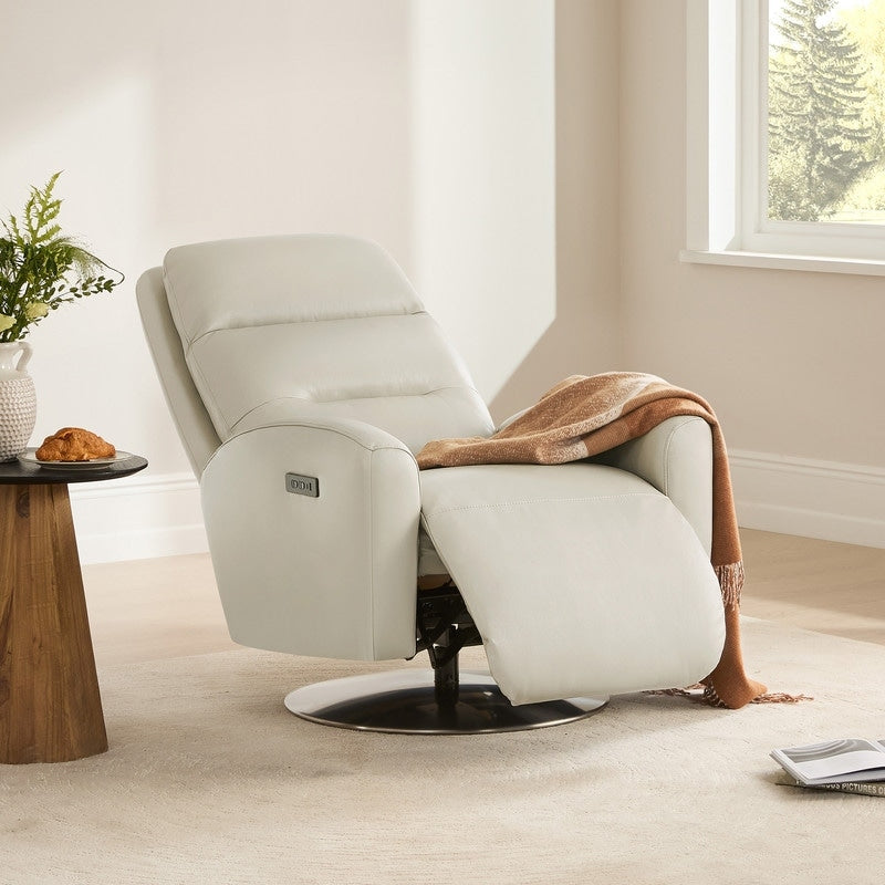 Mateo Dual Motor Power Swivel Recliner Lounge Chair