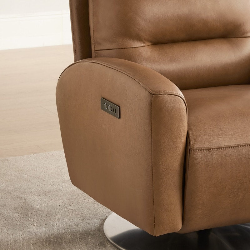 Mateo Dual Motor Power Swivel Recliner Lounge Chair