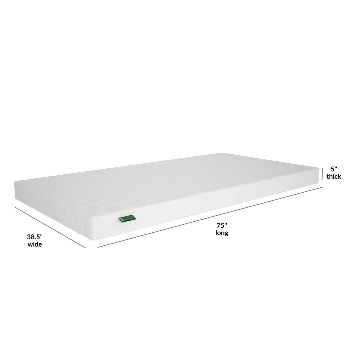 Max and Lily 5 Memory Foam Mattress Twin