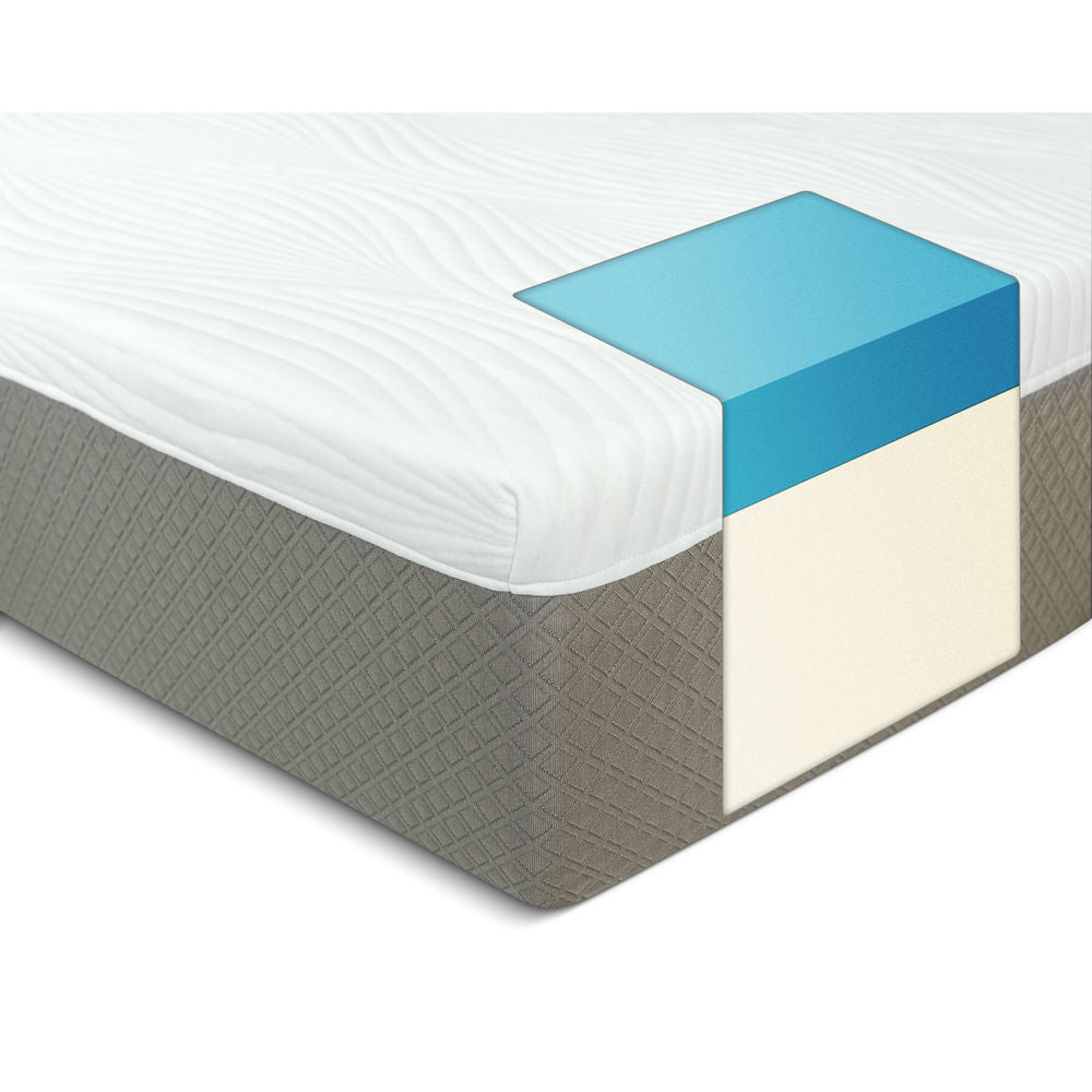 Maxrest Eco Friendly 10-inch Twin-size Gel Memory Foam Mattress - White
