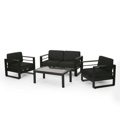 Maya Bay Aluminum Chat Set by Christopher Knight Home