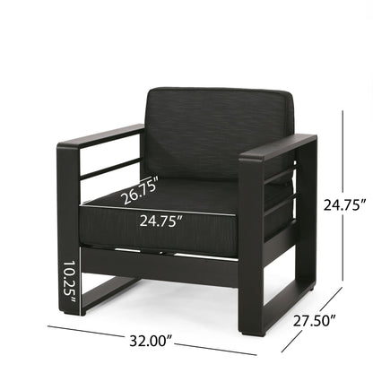 Maya Bay Aluminum Chat Set by Christopher Knight Home