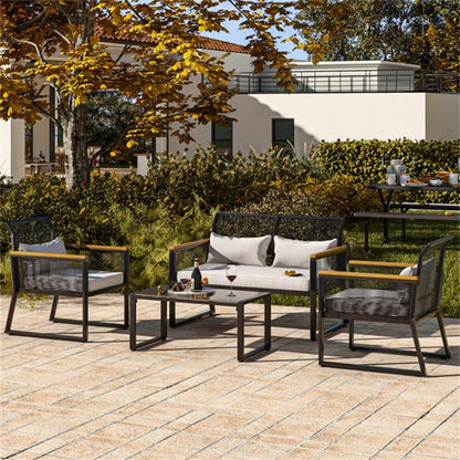 Mcferran 4 - Person Seating Group with Cushions