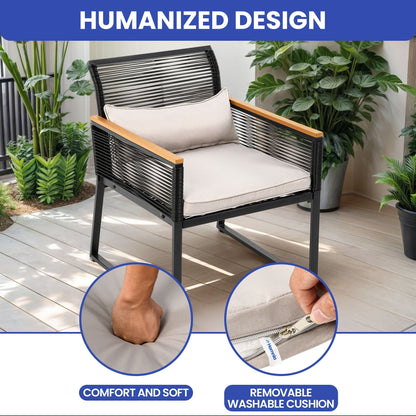 Mcferran 4 - Person Seating Group with Cushions