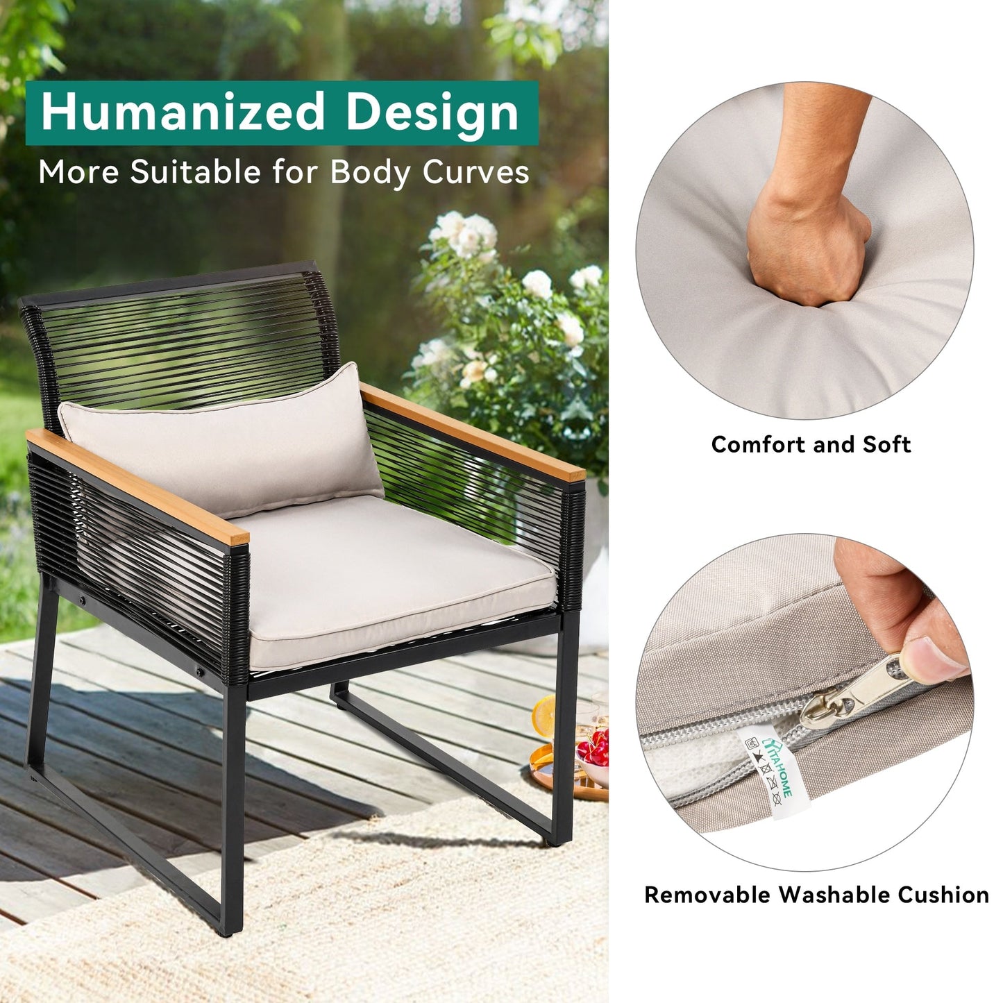 Mcferran 4 - Person Seating Group with Cushions