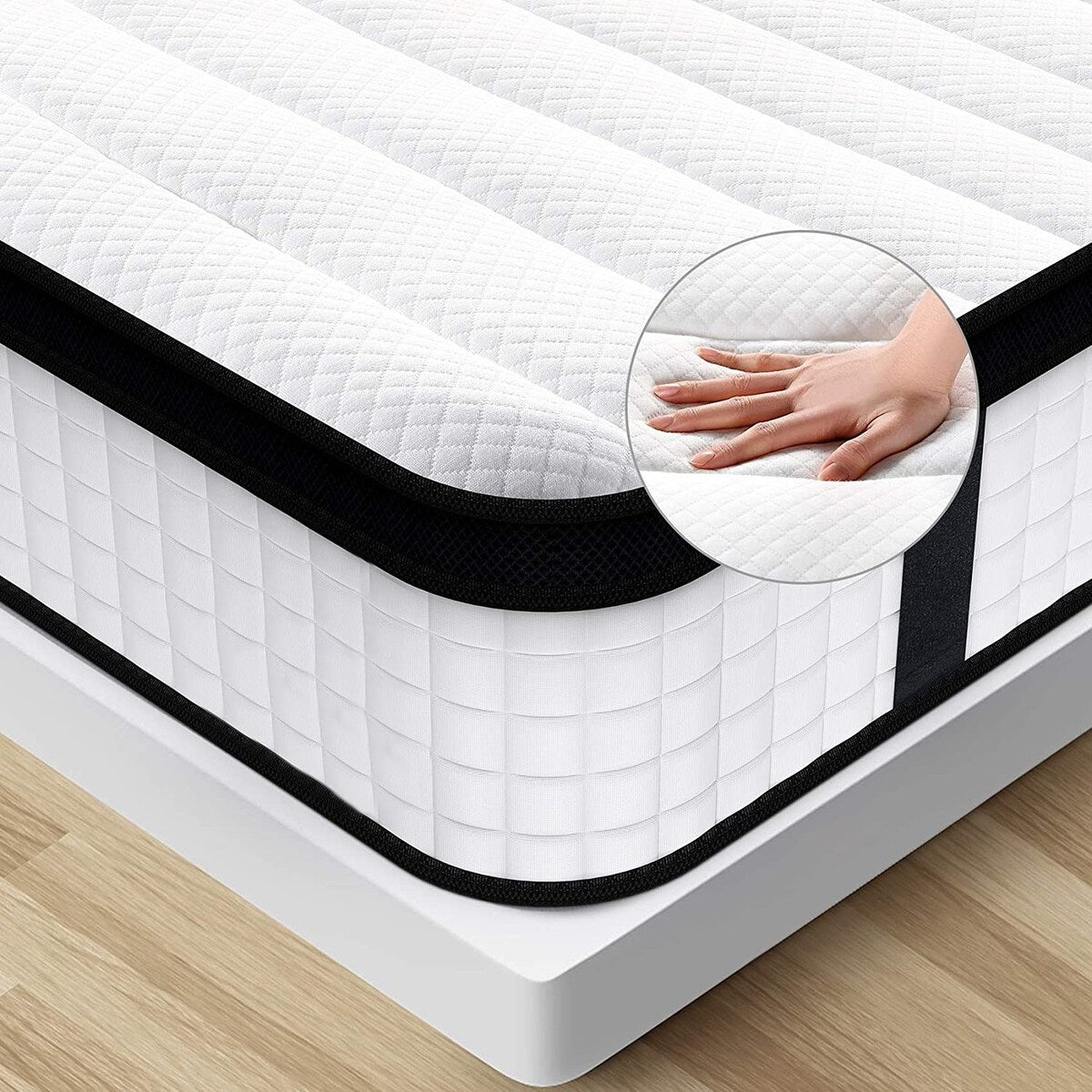 Comfort Support Innerspring Hybird Mattress in a Box, Multiple Sizes