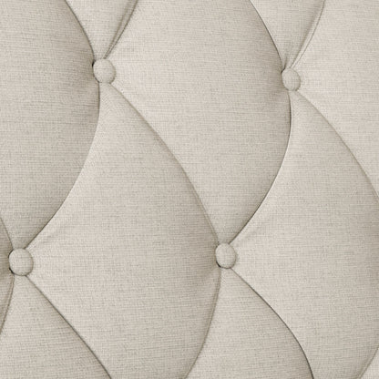 Mid Century Modern 78.75 Polyester 3-seater Sofa with Button Tufted Backrest and Comfy Cushion for Living Room