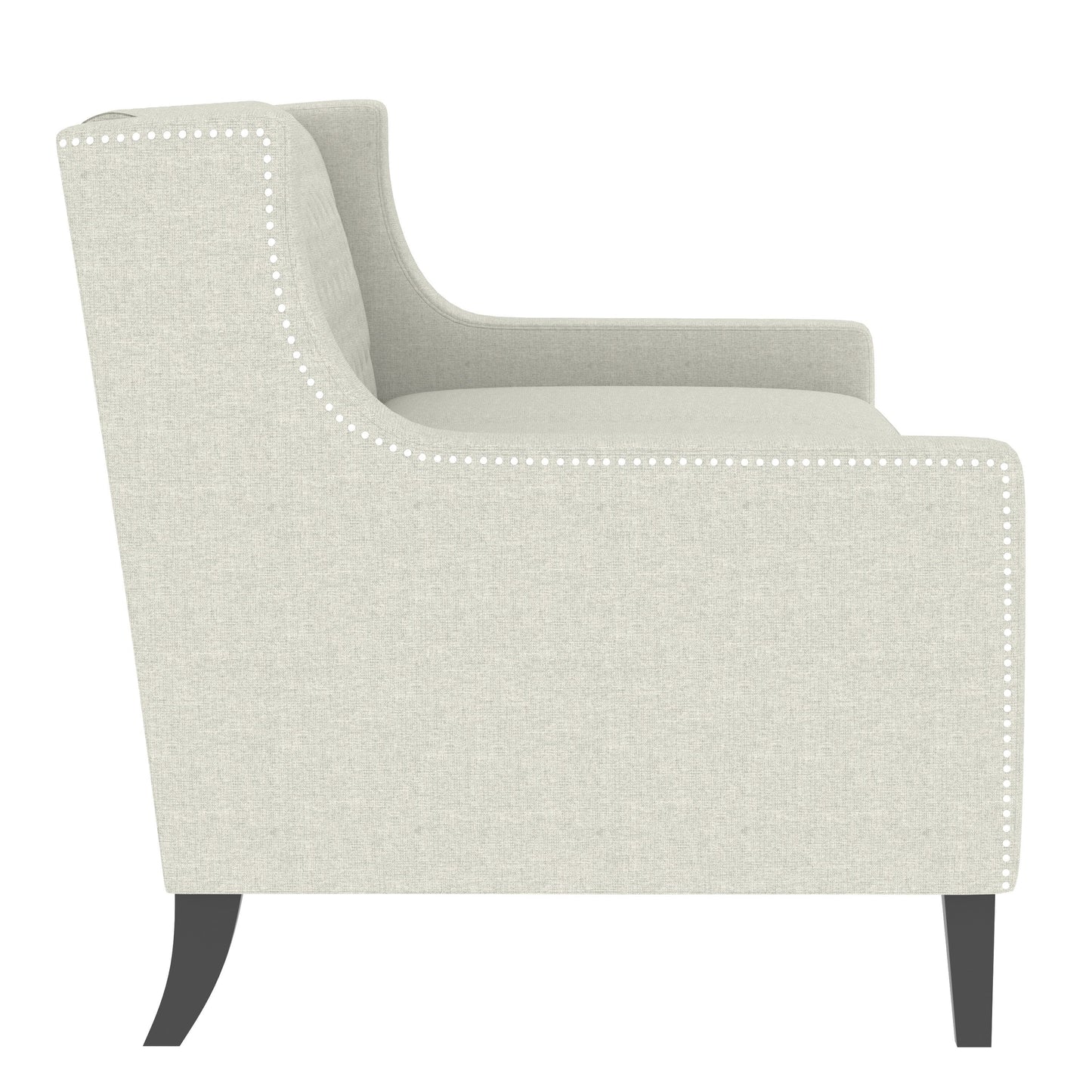 Mid Century Modern 78.75 Polyester 3-seater Sofa with Button Tufted Backrest and Comfy Cushion for Living Room
