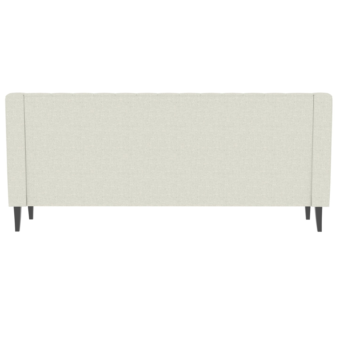 Mid Century Modern 78.75 Polyester 3-seater Sofa with Button Tufted Backrest and Comfy Cushion for Living Room