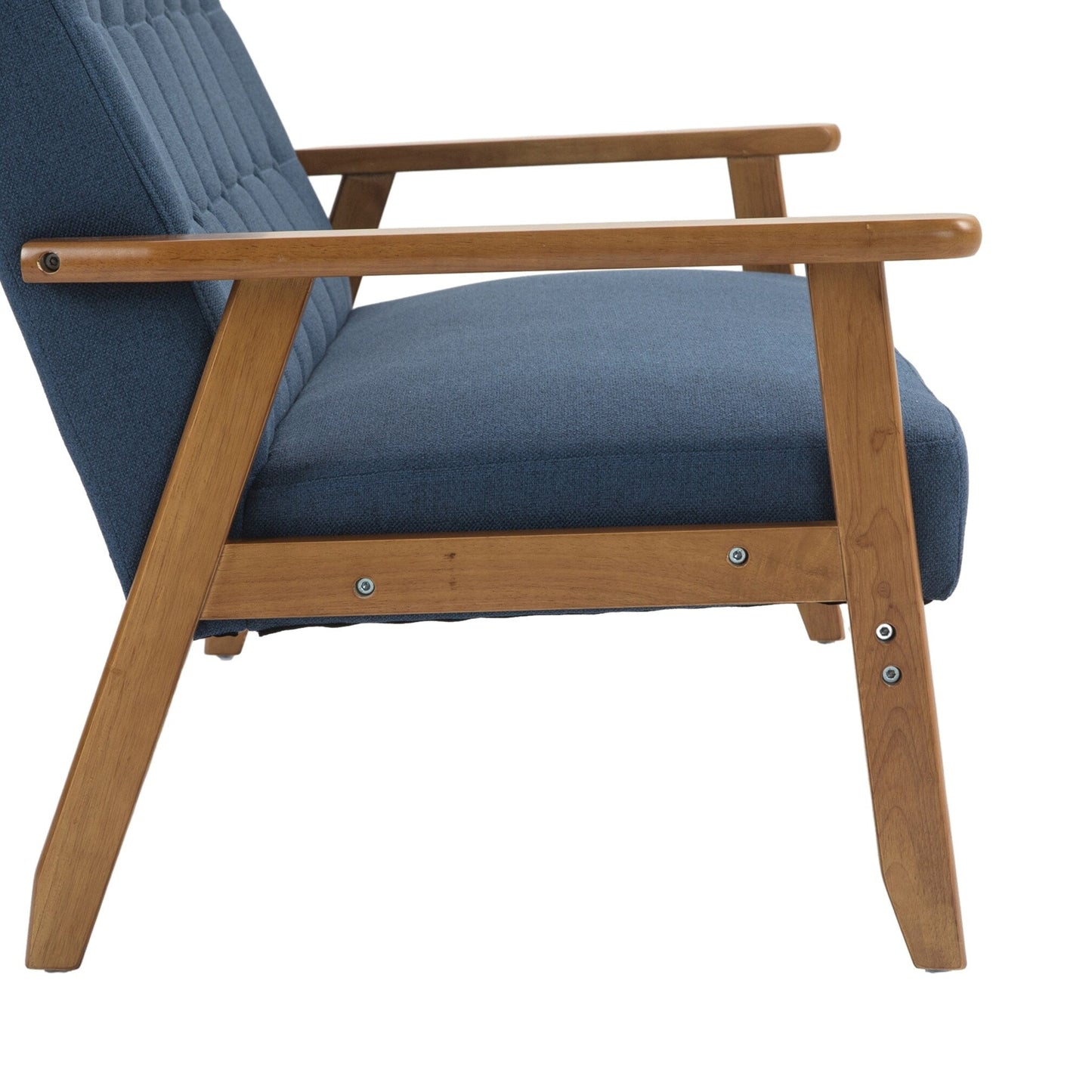 Mid-Century Modern Solid Loveseat Sofa Upholstered Loveseat, 2-Seat Upholstered Loveseat Sofa Couch