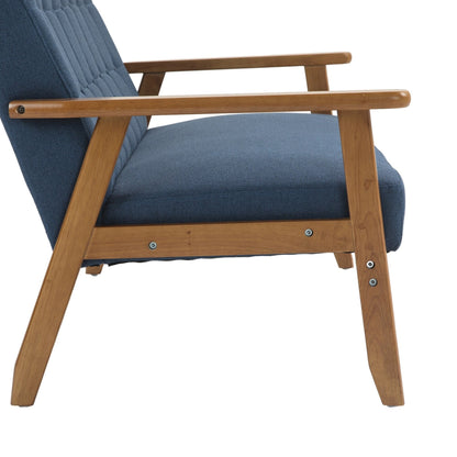 Mid-Century Modern Solid Loveseat Sofa Upholstered Loveseat, 2-Seat Upholstered Loveseat Sofa Couch
