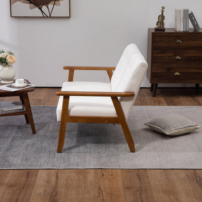 Mid-Century Modern Solid Loveseat Sofa Upholstered Loveseat, 2-Seat Upholstered Loveseat Sofa Couch