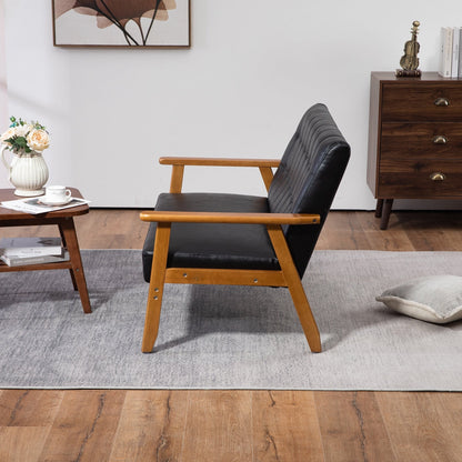 Mid-Century Modern Solid Loveseat Sofa Upholstered Loveseat, 2-Seat Upholstered Loveseat Sofa Couch