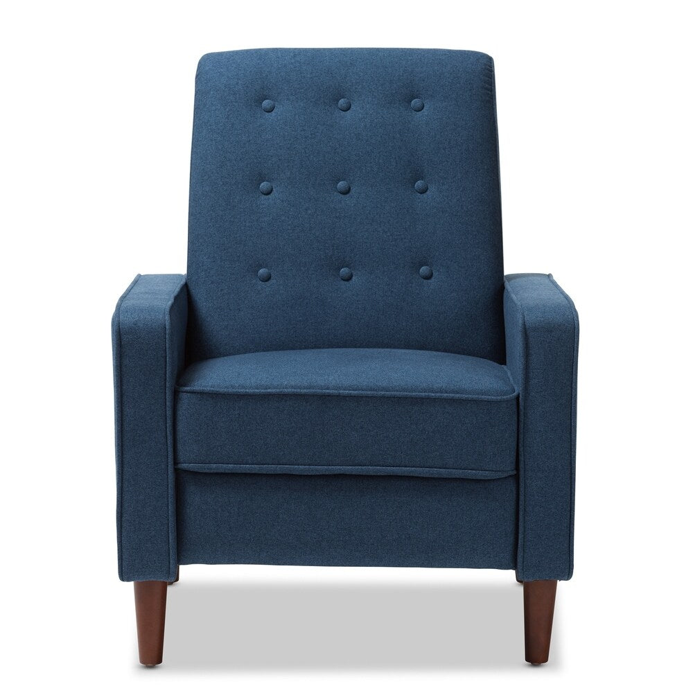Mid-century Fabric Recliner by Baxton Studio