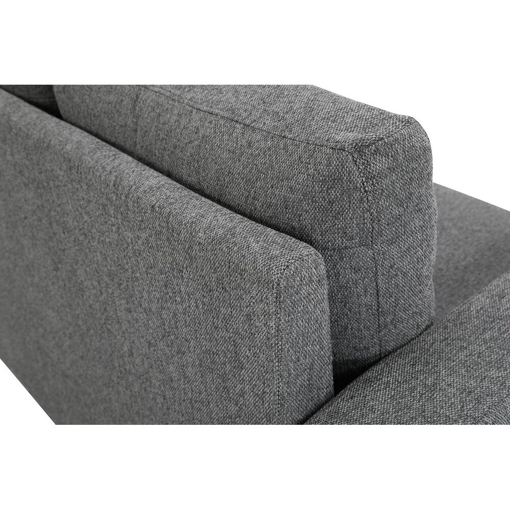 Miles Mid Century Modern Couch 3 Seater Sofa with Reversible Back Pillows Large