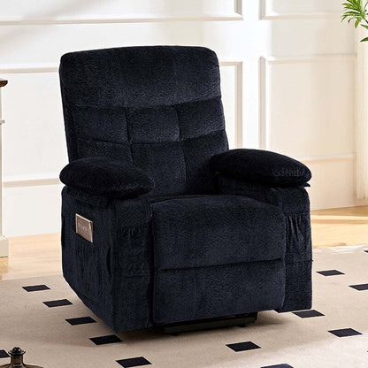 Mixoy Velvet Power Lift Recliners Chair,Dual Motor Heat Massage Electric Recliner Chair with Remote