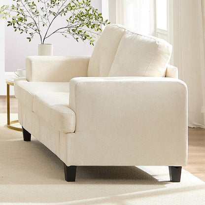 Mixoy W56Loveseat Sectional Sofa,Chenille Fabric Cloud Sleeper Comfy Upholstered 2-Seater Couches