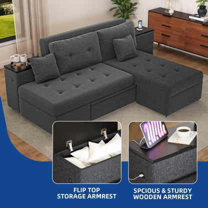 Moasis 5-in-1 Multi-Functional Sofa Bed Modern Folding Sofa