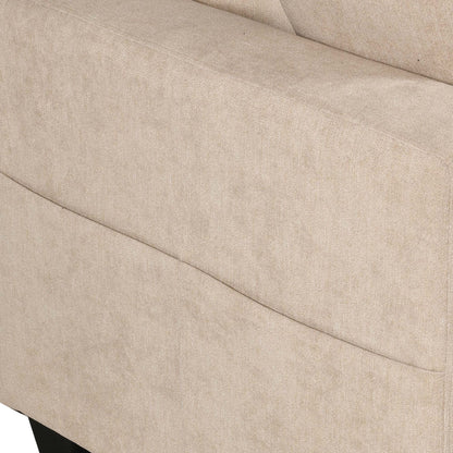 Moasis 80 3-seater Upholstered Sofa 2 Pillows Couches with Side Pockets for Living Room