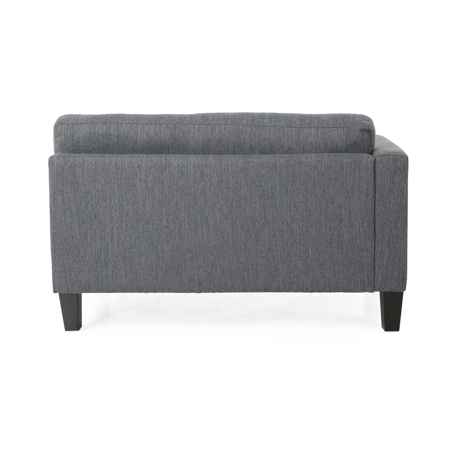 Modern 101 3-seater Sofa with Wood Legs and Two Pillows for Living Room