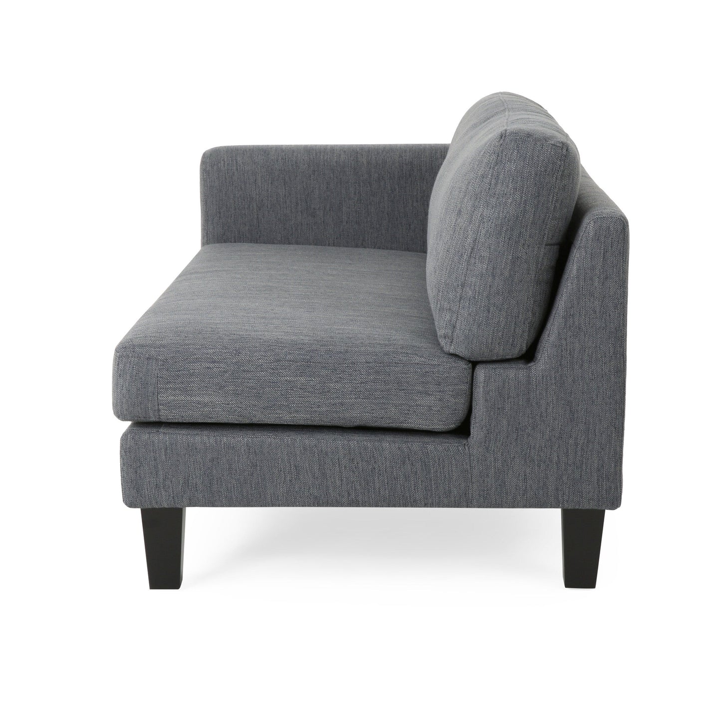 Modern 101 3-seater Sofa with Wood Legs and Two Pillows for Living Room
