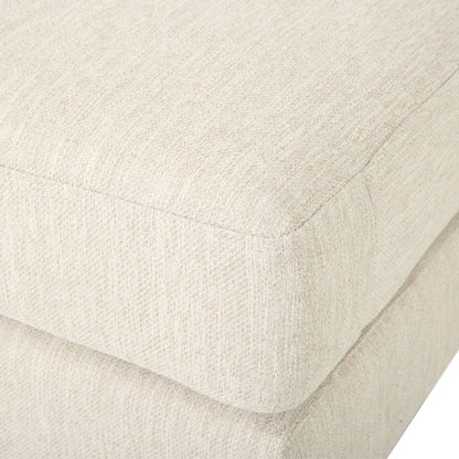 Modern 101 3-seater Sofa with Wood Legs and Two Pillows for Living Room