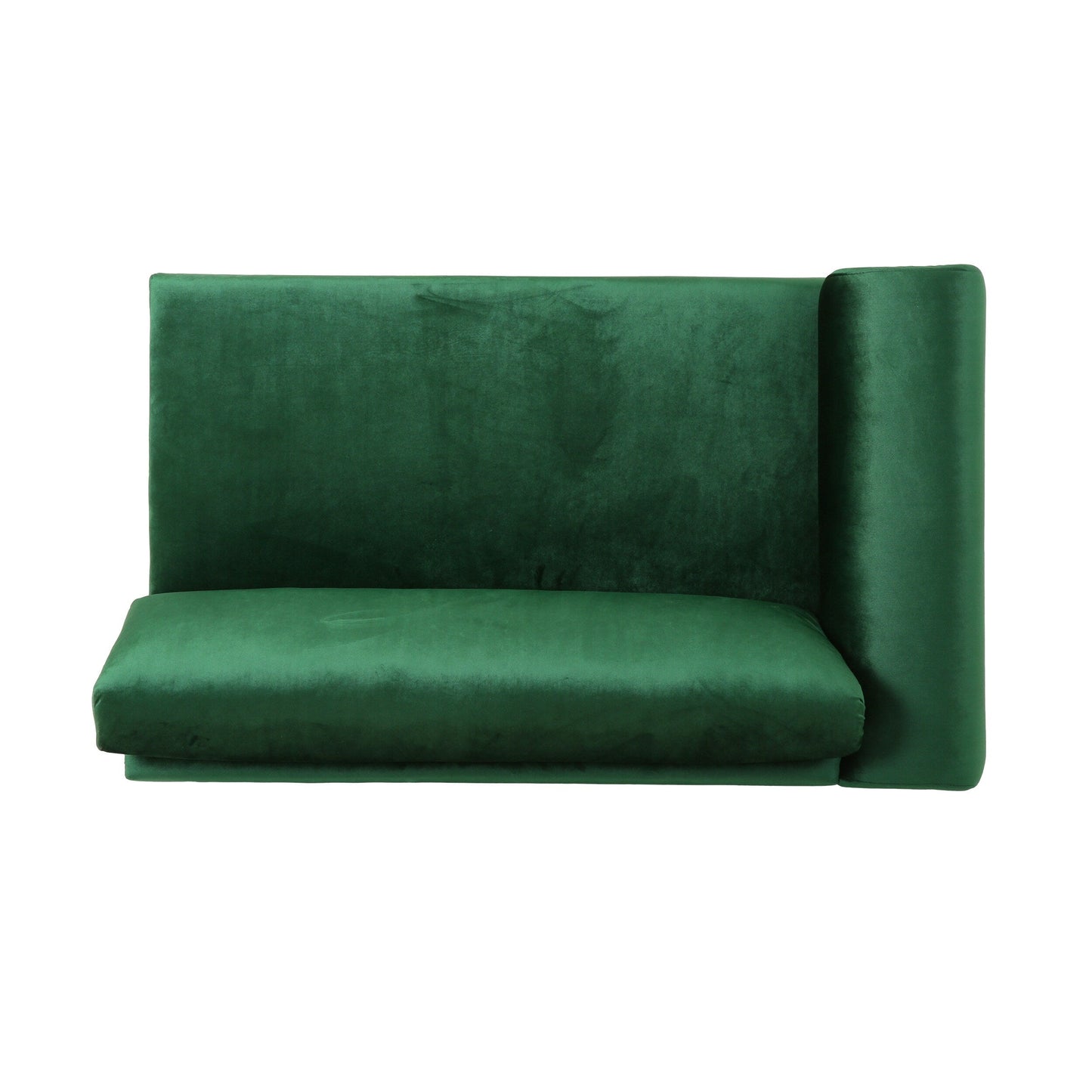 Modern 111 Velvet 4 Seat Sofa with Metal Legs and Sturdy Wood Framefor Living Room