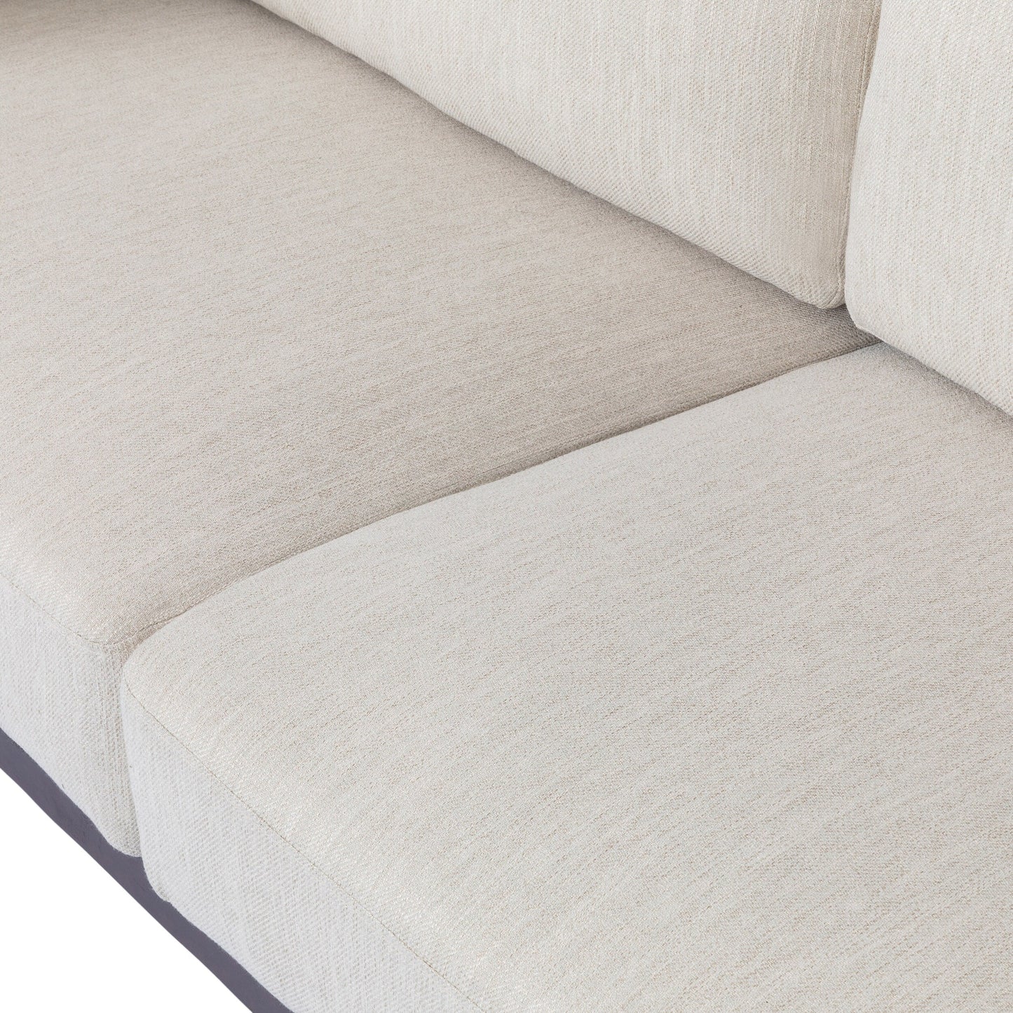 Modern 77.25 3-seater Sofa with Wood Legs and Exposed Wood Frame for Living Room