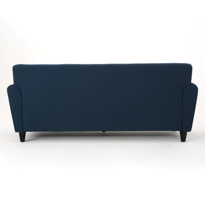 Modern 78.5 3-seater Sofa with Wood Legs and Plywood wooden frame for Living Room